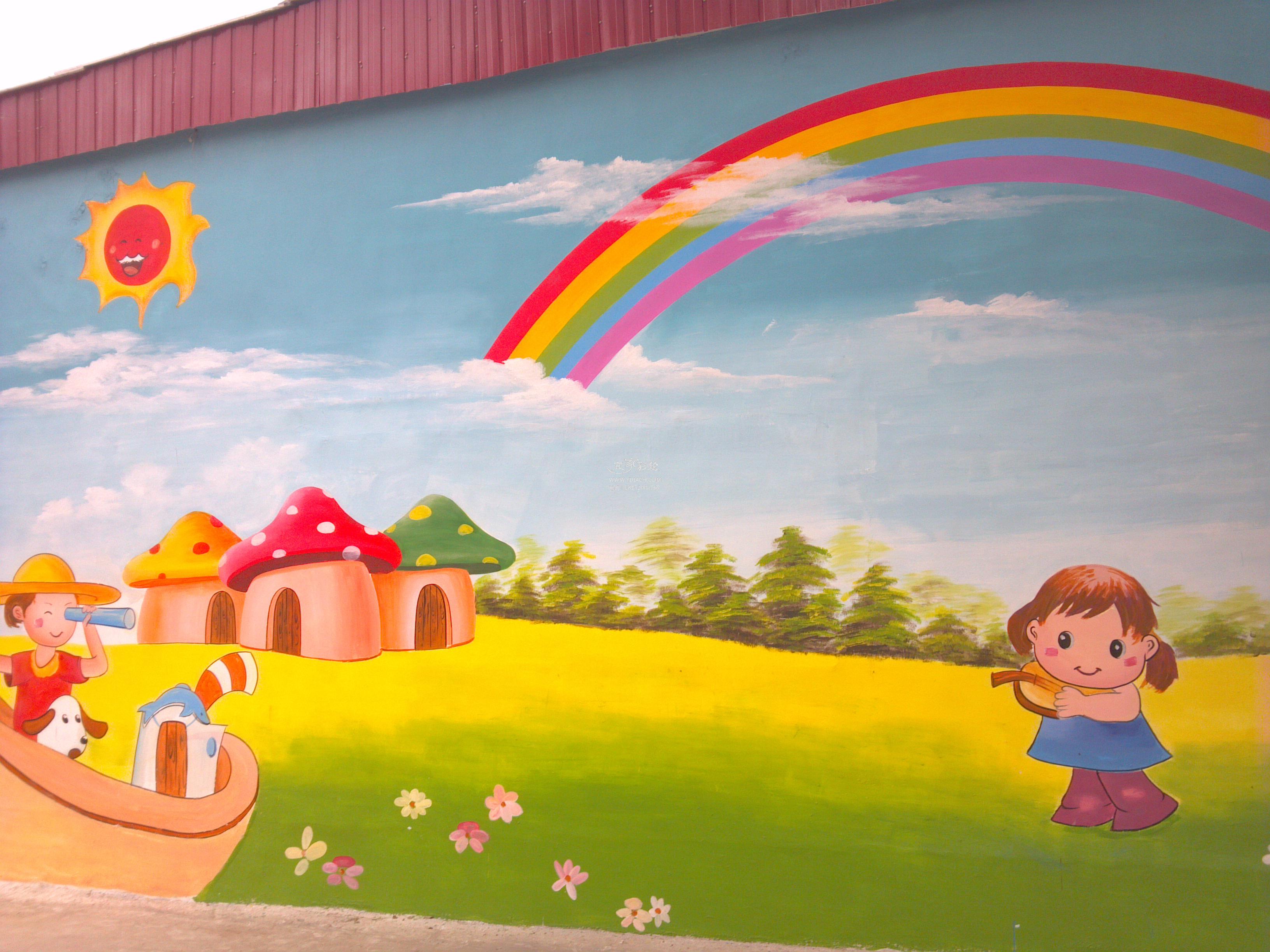 绘制儿童房的墙体彩绘需要注意些什么呢？