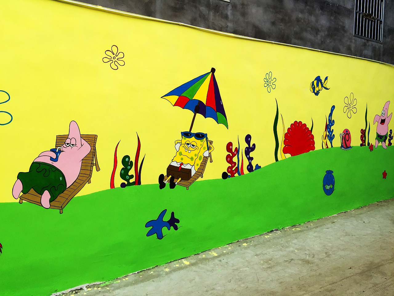 幼儿园手绘壁画墙体手绘面积如何计算？